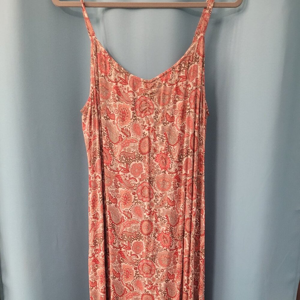 Women's Old Navy Paisley Maxi Dress | Size 12 | Boho Summer Rayon